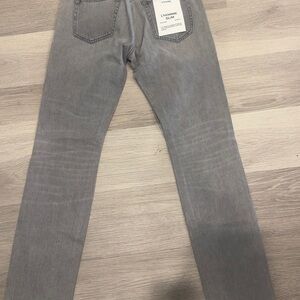 Frame Denim Men's Light Gray Slim Jeans